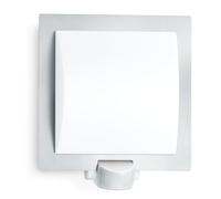 STEINEL luminaire extérieur L 20 argent 566814 | applique à détecteur 180°, portée max. 10 m, résistant aux chocs, E27, 60W max.