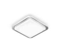 Steinel Plafonnier RS LED D2 V3 avec détecteur de mouvement intégré - Applique murale, capteur de présence 360° - Lampe à allumage automatique, acier inoxydable