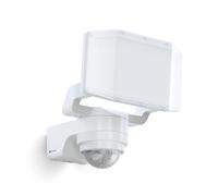 Steinel Projecteur LED extérieur XLED PRO Expanse SC blanc, détecteur 240°/12 m, Bluetooth Mesh, spot extérieur, panneau LED orientable, 3000K, IP54