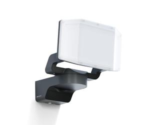 STEINEL Projecteur LED extérieur XLED Protect anthracite | 3000K blanc chaud, panneau orientable, spot LED pour jardin, garage, cour