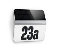 Steinel Solar-Hausnummernleuchte 0.03 W Kalt-blanc 007140 XSolar LH-N acier affiné