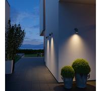 STEINEL Spot LED Spot One GU10 aluminium noir – Luminaire extérieur moderne