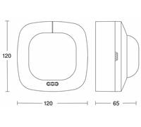 STEINEL STEIN IR QUATTRO HD DALIplus AP Détecteur de présence IR Quattro HD DALIplus FR