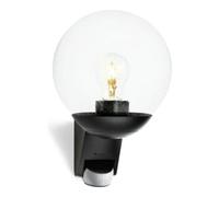 Steinel Applique murale extérieure L 585 S – 1x60W E27, détecteur de mouvement, IP44 – Noir