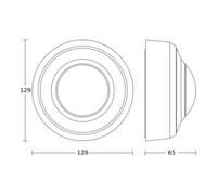 STEINEL STEINEL Détecteur de mouvement IR AP MD IR4360-8 Quantité:1