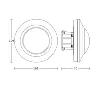 Steinel Détecteur de présence IR UP PD IR4360-8 #085124 (085124)