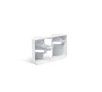 Steinel Support mural d'angle pour projecteur LED XLED home 2 - Blanc - Accessoire de fixation pour coin intérieur et extérieur