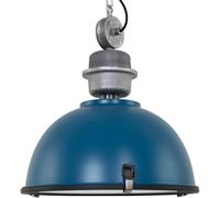 Suspension lampe suspendue plafonnier lampe de salle à manger métal verre bleu H 55cm