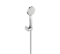 Stella 100/1 set douchette ø 100 1f support flexible pvc satiné de 1,70m chromé - ROCA A5B3313C00