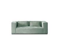 Lisa design Canapé droit 2 places - Bleu