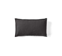 Stella - coussin - en velours côtelé - 32x57 cm - Gris foncé