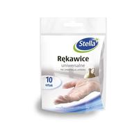 Stella Lot de 10 gants universels en vinyle - 5 paires (1 paquet) - Gants jetables en vinyle particulièrement flexibles et sans odeur - Gants jetables - Sans poudre
