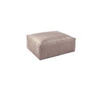 Stella - pouf en velours côtelé - style contemporain - Rose