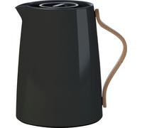 Stelton Pichet à thé isotherme Emma – 1 L, acier inoxydable, sous vide, filtre intelligent – Noir