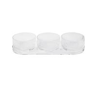 Stelton Ensemble pour tapas Pilastro Lot de 4 Clear
