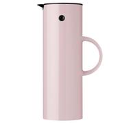 Stelton Pichet Isotherme EM77 - Carafe à double paroi pour boissons chaudes/froides - Théière et cafetière avec ampoule en verre, Bouchon magnétique et couvercle à vis - 1 L, Lavande Brillant
