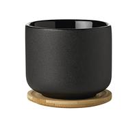 Tasse avec dessous de verre THEO 200 ml, noir, Stelton