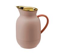 Stelton Verseuse isolante Amphora pour café, Verseuse à café avec insert en verre, Verseuse isotherme, plastique, Soft Peach, 1 litre, 221-2
