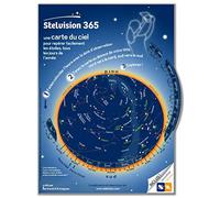Stelvision 365: Une carte du ciel pour repérer facilement les étoiles, tous les jours de l'année.
