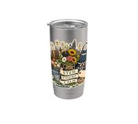 STEM COUNT CALM Ferme Fleurie Bouquet Gobelet isotherme en acier inoxydable double paroi