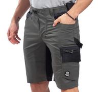 Stenso Revolt Shorts Et Bermudas Homme - Short De Travail Homme avec Stretch, Ripstop, Poches Multifonctionnelles, Éléments Réfléchissants, Fermeture YKK, Ceinture Élastique