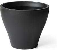 Step2 Fernway - Pot De Fleurs - Onyx Noir | Jardinière Balcon Léger Et Facile À Déplacer - Plastique Rotomoulé - 50,8 X 50,8 X 61 Cm
