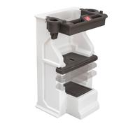Step2 Mobile Helper Tour D'Apprentissage En Plastique | Tour D'Observation Avec Plateau, Porte-Gobelets Et Espace De Rangement | Réglable Sur 3 Niveaux | 47 X 57 X 88 Cm - +1.5 Ans
