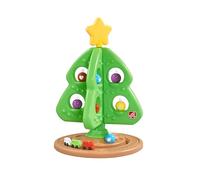 Step2 My First Christmas Tree Sapin de Noël en Plastique | Sapin de Noël avec Boules, Étoile & Petit Train pour Enfants
