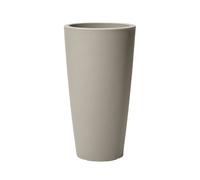Step2 Tremont Pot De Fleur - Rond Et Grand - Béton | 38,1 X 38,1 X 71,1 Cm | Jardinière Balcon Léger Et Facile À Déplacer - Plastique Rotomoulé