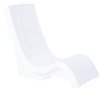 Step2 Vero Chaise De Piscine En Plastique Blanche | Transat Avec Base Lestable Et Plastique Uv20 - Pour Pofondité D'Eau 22,9 Cm Maximum | Bain De