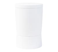 Step2 Vero In-Pool Shade Table De Piscine Sen Plastique Blanc | Table Avec Emplacement Pour Parasol, Pied Lestable Et Plastique Uv20 - Pour Plateaux De Parasol Jusqu'À 38,1 Cm | Pour L'Extérieur/Le Ja