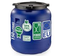 Sterk Plast B150 F Tonneau, diamètre - 55 cm, contenance - 150 Litre, Bleu