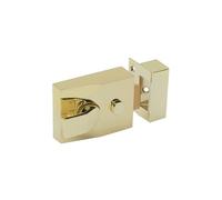 Sterling NLB101 Verrou de nuit standard plaqué laiton (ancienne version)