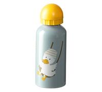 Sterntaler Gourde en aluminium pour enfant Motif canard Edda Lou 400 ml, Turquoise Clair.
