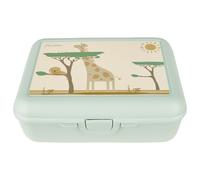 Sterntaler - Kid's Kinderbrotdose mit Print - Conservation de la nourriture - One Size - blassgrün / safari
