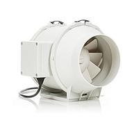 STERR Extracteur en Ligne DFA125 Ventilateur de Gaine 125 mm / 5'' - Ventilateur Industriel à Faible Consommation d'Énergie