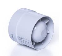 STERR IDM100 Inline Fan 100 mm - Ventilateur en ligne - Petit ventilateur extracteur - Ventilateur extracteur en ligne - Cuisine - Serre - Tente - Garage