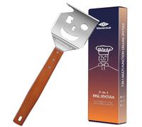 STEVEN-BULL S Spatule Barbecue 7 en 1, Ustensiles Barbecue Uniques, Accessoires Barbecue pour Le Camping en Plein Air Barbecue, Cadeaux pour Hommes