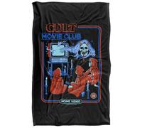 Steven Rhodes Cult Movie Club Plaid Ultra Doux au Toucher Soyeux - 91 x 147 cm