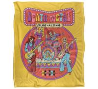 Steven Rhodes Death Metal Singalong Plaid Ultra Doux au Toucher Soyeux - 152 x 127 cm