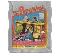 Steven Rhodes Hide from Reality Plaid Ultra Doux au Toucher Soyeux - 152 x 127 cm