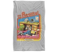 Steven Rhodes Hide from Reality Plaid Ultra Doux au Toucher Soyeux - 91 x 147 cm