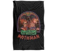 Steven Rhodes I Saw The Mothman Plaid Ultra Doux au Toucher Soyeux - 91 x 147 cm