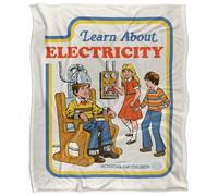 Steven Rhodes Learn About Electricity Plaid Ultra Doux au Toucher Soyeux - 152 x 127 cm