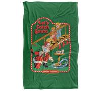 Steven Rhodes Let's Catch Santa Plaid Ultra Doux au Toucher Soyeux - 91 x 147 cm