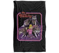 Steven Rhodes My New Family Plaid Ultra Doux au Toucher Soyeux - 91 x 147 cm