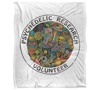 Steven Rhodes Psych Research Volunteer Plaid Ultra Doux au Toucher Soyeux - 152 x 127 cm