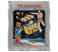 Steven Rhodes Telekinesis for Beginners Plaid Ultra Doux au Toucher Soyeux - 152 x 127 cm