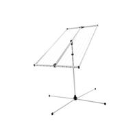 STEWI Libelle XL BlackLine avec pied en croix, 165 x 75 cm, longueur à sec de 20 m, aluminium