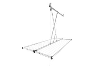STEWI LibelleXL Séchoir de linge de plafond Blackline 165 x 75 cm, longueur de séchage de 22 m, aluminium